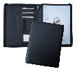 Black Plain Leather File Folder