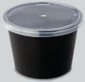 500ml Black Plastic Container
