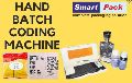 Hand Batch Coding Mrp Printing Machine
