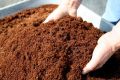 Organic Dark-brown vermicompost fertilizer