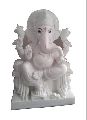 25 Inch Marble Lord Ganesha Statue