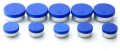 Plastic Round Blue Golden Green Red Silver Plain vial seals rubber stopper