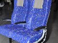 Steel Rectangular Blue tempo traveler seats