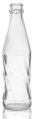 Cylinder Transparent Plain 200ml prince soda glass bottle