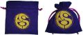 Velvet Drawstring Jewelry Pouch With Logo
