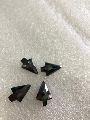 4 Pcs Fancy (Arrow) Cut Moissanite Diamond,Black Colour,49.92 CT Excellent Cut