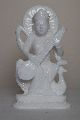 White Marble Saraswati Mata Statue