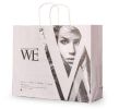 White Printed Paper Shopping Bags
