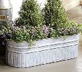 Galvanized Tub Planter