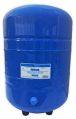 Round Blue 22 liter steel expansion ro water storage tank