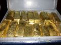 Gold Dust Gold Nuggets Rectangular Gold dore bars raw gold bars