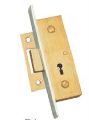 Brass Mini Entrance Sliding Door Lock