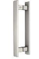 Stainless Steel Flat Pipe Glass Door Handles