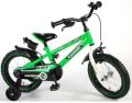 14 Inch Green & Black Kids Bicycle