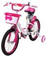 18 Inch Pink & Black Kids Bicycle