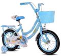 22 Inch Blue & White Kids Bicycle