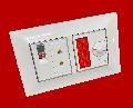 White Polycarbonate Modular Switch Plate