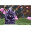 Purple Plain amethyst crystal ganesh statue