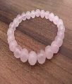 Swara crystal Gemstone Pink Plain New Polished Pink Rose Quartz gemstone Round 20gram rose quartz beads bracelet