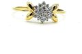 Ladies Diamond Ring Daily Wear Ring Hallmarked Gold Ring For Women's