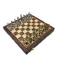 Sheesham Wood & Brass Square Brown sheesham wood brass chess board