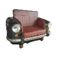 Car Iron Leather Sofa Chair