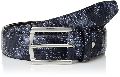 Mens Printed Leather Belts