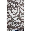 Portico Bombay Dyeing Printed Tissue Polyester Jacquard Brown gold stylish curtains fabric