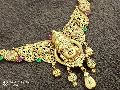 Golden New gold antique necklace
