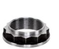 Metal Polished bi-hex pinion nut