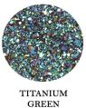 Titanium Green Druzy Gemstone