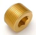 Any special brass material compositions as per customers requirement. brass countersunk hex plug