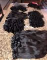 Human Hair 100 gram each bundle indian remy raw bulk hair