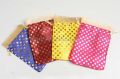 Indian Wedding Favor Potli bags Brocade Return Gift Favor Drawstring Pouch Jewelry Bag