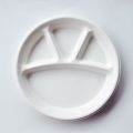 Disposable Round Compartment Plate