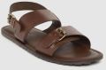Mens Coffee Brown Comfort Sandals