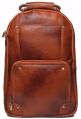 Leather Backpack Laptop Bag