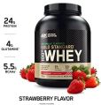 Buy Optimum Nutrition Gold Standard 100% Whey Protein Strawberry 4.8 lbs