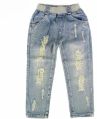 Spandex Blue Ripped boys jeans
