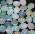 Oval Multicolor rrr-12 cabochon opal stones