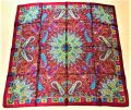 Multi Color Printed jaipuri print silk scarf