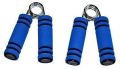 Blue and Black foam hand grips