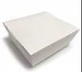 Paper White Wrapper India Square Disposable Lunch Boxes