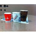 White Red etc Wrapper India double walled paper glasses