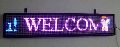 Acrylic LED Rectangular Purple Red Yellow etc electronic sign board