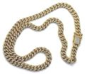 10.00 Carat Round Diamond Link Chain Necklace For Men&amp;amp;amp;amp;amp;amp;amp;rsquo;s
