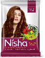 Nisha Henna Based Hair Color 15g Each Sachet No Ammonia Brown (Pack of 10)