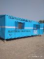 Steel Blue White Polished portable office cabin