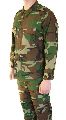 Cotton Polyester Multi Color Printed Full Sleeve Army Uniform