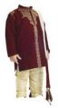 Cotton Silk Available in many colors Embroidered Boys Sherwani